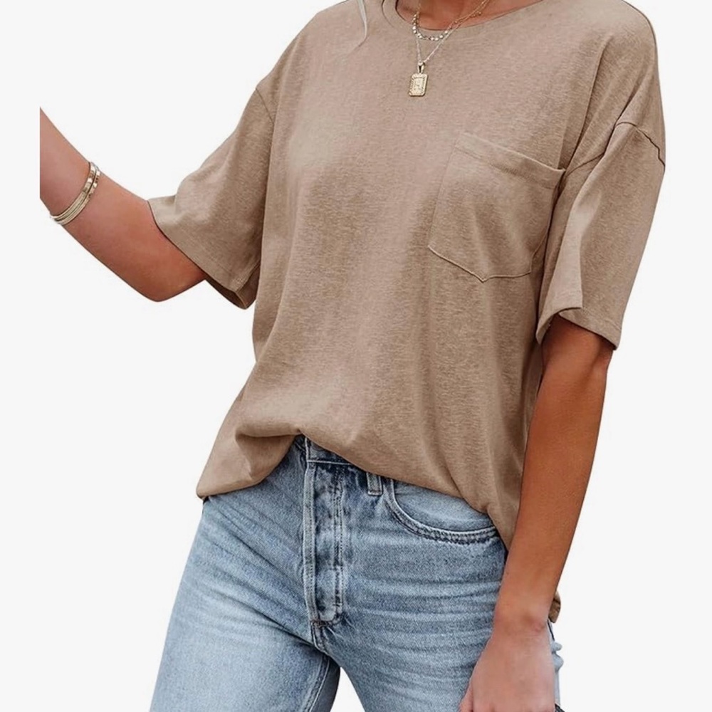 Casual Tan T-Shirt